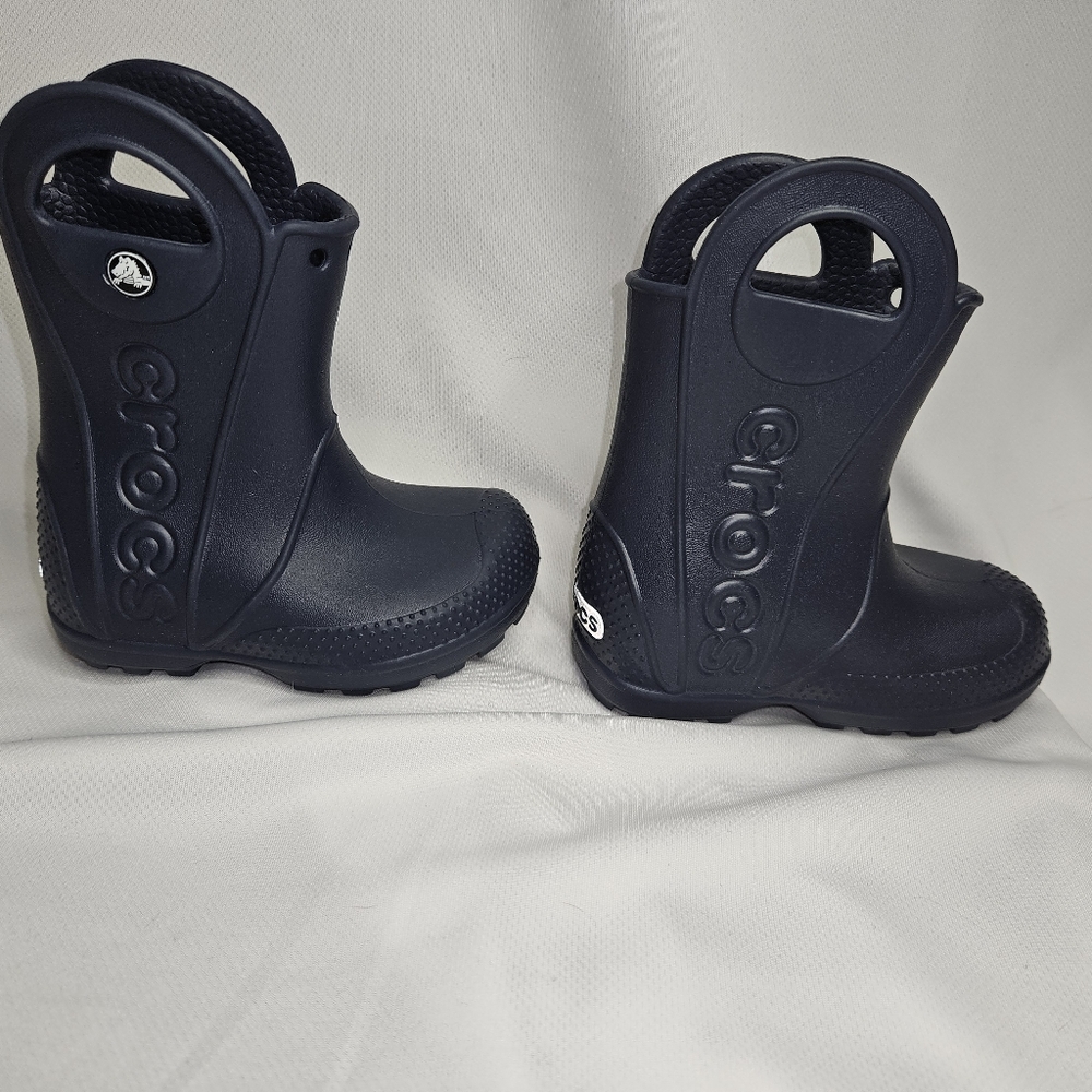 Kids Crocs Handle It Rain Boots Sz C6